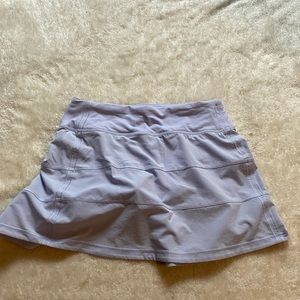 lululemon pace rival skirt pastel blue size 2